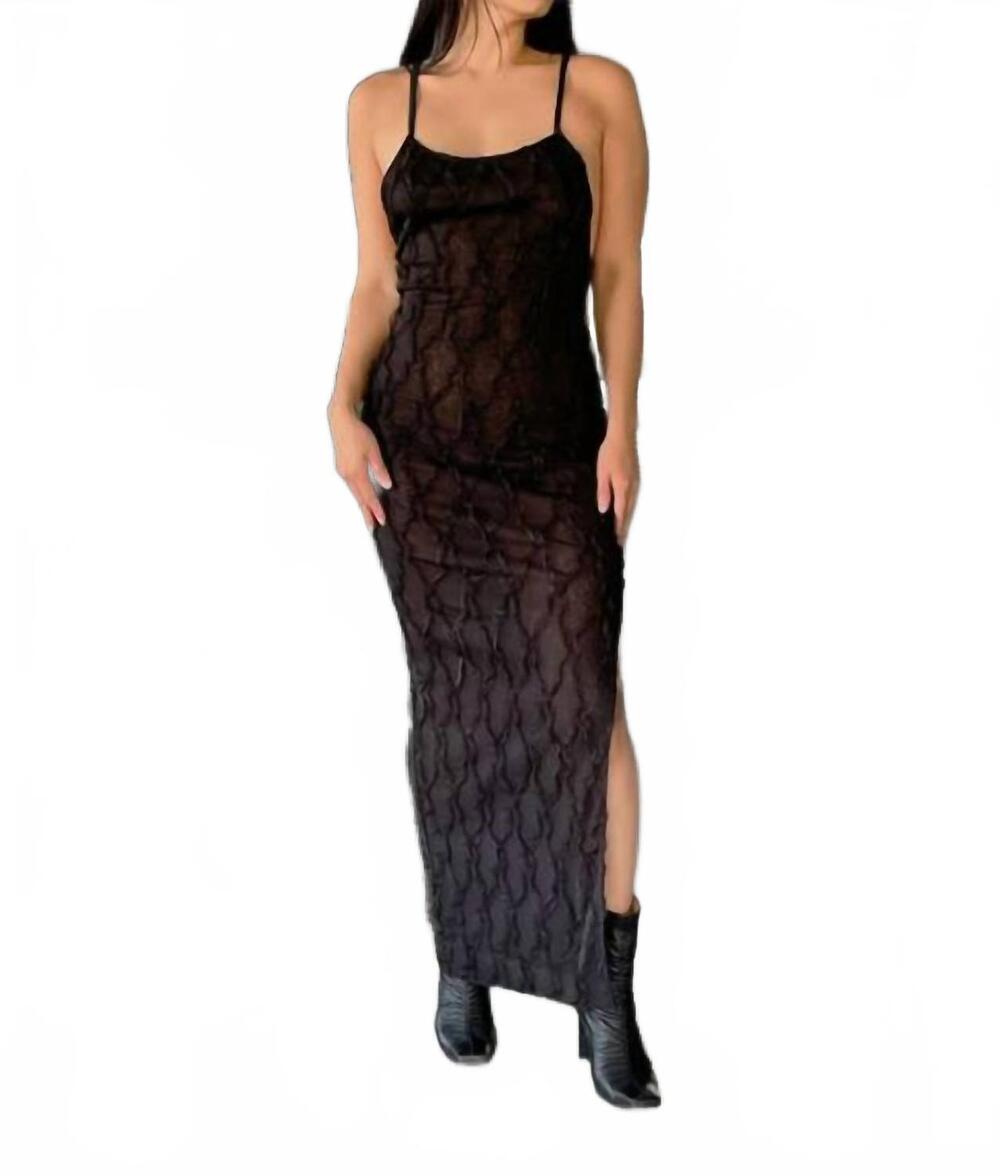 NEW GEEL camryn dress in black